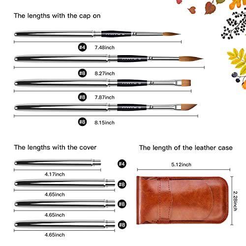 Fuumuui 0915 Sable Travel Watercolor Brushes thumb #6