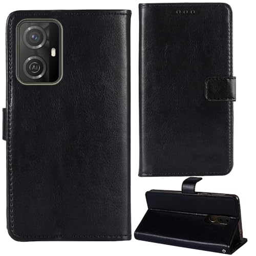Tnviud Flip Premium Retro Cuir Housse Coque Étui pour Logicom Yuno 6.51