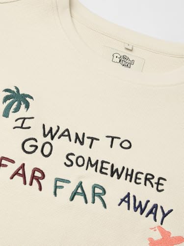 T-shirt en mélange de coton de qualité avec broderie fine - 5