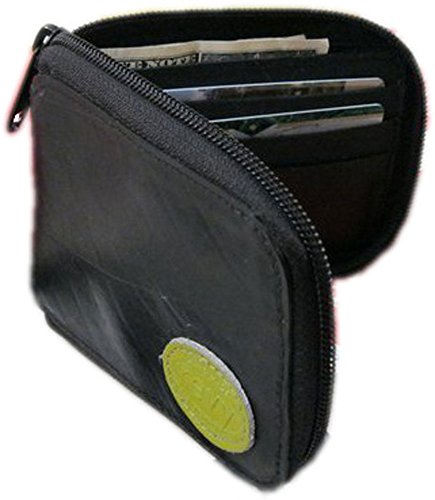 Recycled Rubber Tire Zippered Wallet #TOP7