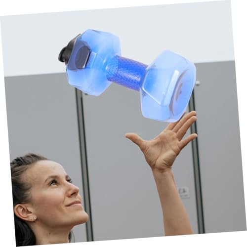 2 Bouteilles d'Eau Haltères pour Course, Cyclisme et Camping Bleu