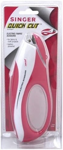 SINGER(R Quick Cut Electric Scissors - Red & White
