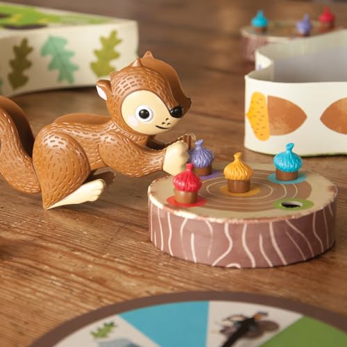 Learning Resources Sneaky Snacky Squirrel Spiel – Farb- & Greifspiel für Kinder ab 3 Jahren – Fördert Feinmotorik, Farbenlernen & soziale Fähigkeiten – Geschenkidee
