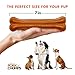 Pork Chomps Roasted Pressed Pork Skin Dog Chew, 7-inch Bone, 1 Count