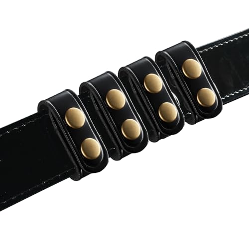 Perfect Fit Shield Wallets Duty Belt Keeper with Double Snap Closure (Pack of 4)2