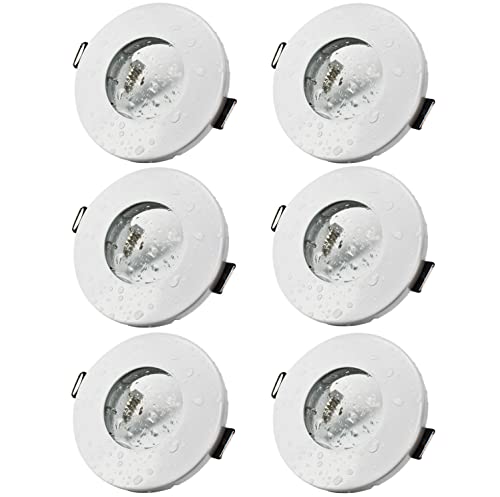 Supports spots encastrables GU10 étanches IP44 extérieurs et douche