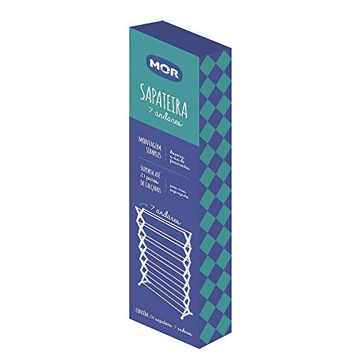 Sapateira 7 Andares Branca Mor