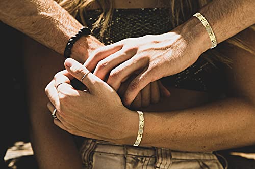 Uswel Magnetic Bracelet For Men/Women, Ultra Strength Magnetic Therapy Bracelet For Women And Men~18K Gold Plating Jewelry Gift With Adjustment Tool #TOP3