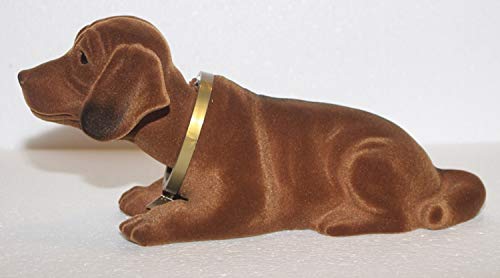 Wackeldackel Rakso Figur Hund Dackel Wackelfigur 14 cm