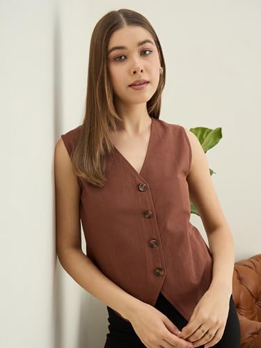 StyleStone brown linen jacket – image 7