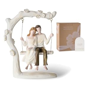 Anniversary Figurine Gifts for Couples: Romantic Valentine’s Day Wedding Engagement Gift for Her Wife Girlfriends Home Decoration Presents