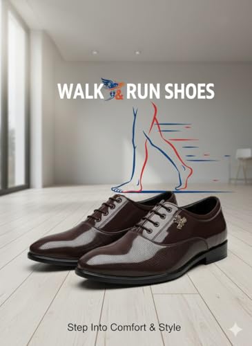 Image of WALK & RUN SHOES Men's Original Leather Lace-Up Chukka Boots | Stylish & Durable Formal & Casual Wear Boots