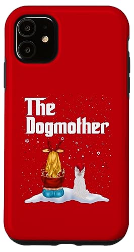 Coque pour iPhone 11 The Dogmother West Highland White Terrier Dog Mom Christmas