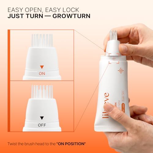 lilyeve GROWTURN Hair Growth Serum with Built-in Brush, Heartleaf-Derived Exosomes to Revitalize & Thickening Hair, Hair Growth Accelerator - Korean Hair Care, 1.01 fl. oz. (Pack of 1) — view 5