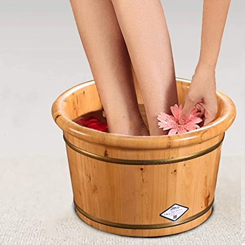 Spa de pies de madera para uso en casa con tapa sólida miniatura 7