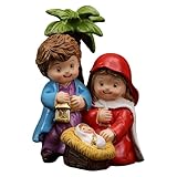 Weihnachtskrippenfigur, Weihnachtsdekoration, Heiligenbild, Jesus Geburtsfigur Fürs Schlafzimmer...