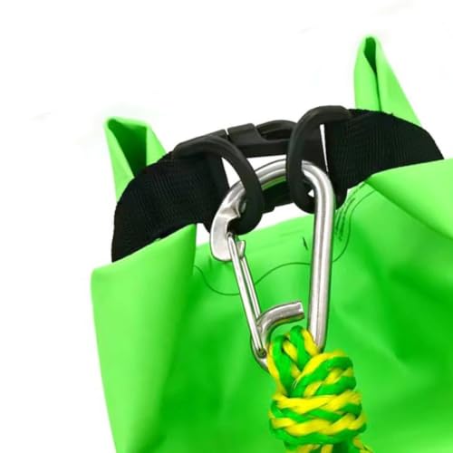 Bolsa seca impermeable de PVC verde de alta resistencia para kayak 6