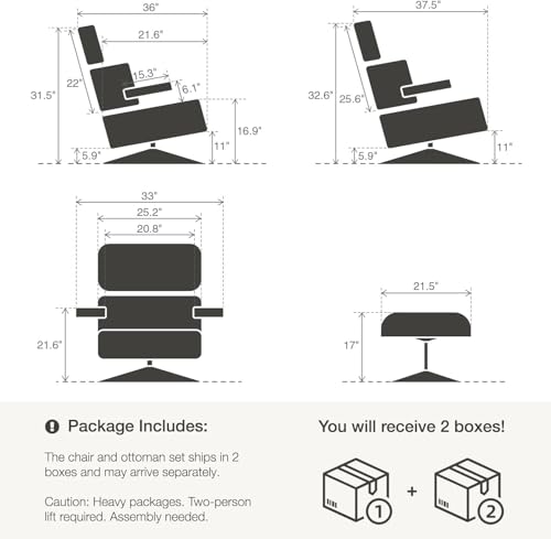 herman miller eames lounge chair and ottoman
