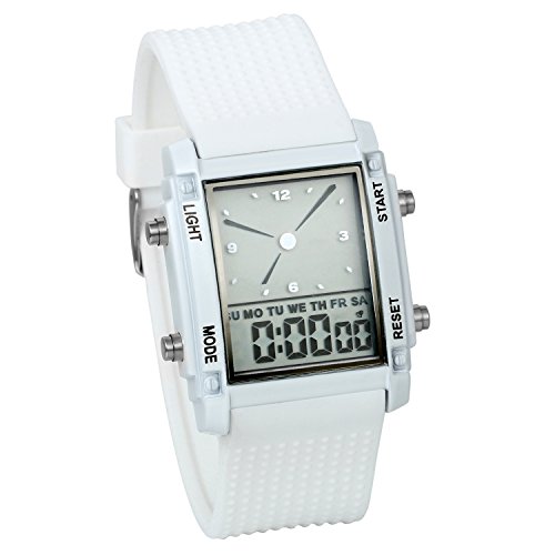 Preisvergleich Produktbild LANCARDO Herren Herren Damen Armbanduhr Analog mit Silikon Armband
