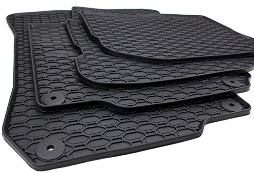 kfz-premiumteile24 Gummimatten Kompatibel mit Golf 4 (1J) Bora New Beetle (9C) Fußmatten Allwetter Automatten Premium Qualität