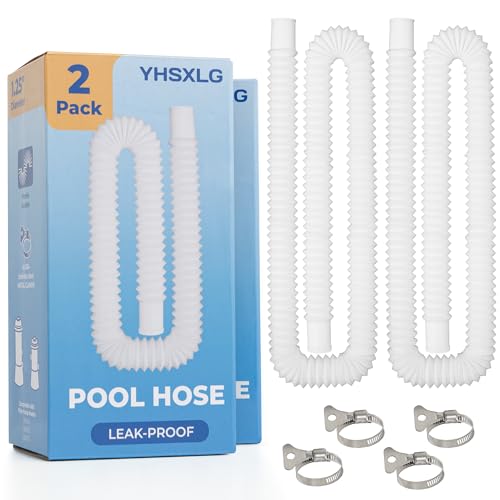 Pool Hoses for Above Ground Pools 1.25 x 50 Inch Hose for Filter Pump Compatible with Filter Pump 607 637