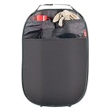 Diono Stuff 'N Scuff XL Kick Mat Back Seat Protector for Kids Feet with Storage Pocket, 100% Water Resistant for Protection of Your Upholstery from Dirt, Mud, Scratches, Gray