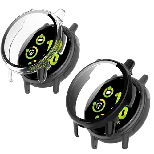 For GARMIN(�K�[�~��) vivoactive 5 �P�[�X ��̌^ PC+�����K���X�f�� ���E�ȒP �����ߗ� �C�菝�h�~ �Ռ��z�� �����[�d�\ �S�ʕی� GARMIN(�K�[�~��) vivoactive 5 �p ��p�ی� �P�[�X �J�o�[�i�u���b�N�{