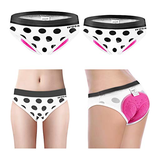 YIJU Calça Triangle com 2 Peças Femininas de Gel 3D para Ciclismo E Secagem Rápida