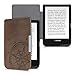 Produktbild kalibri Hülle kompatibel mit Pocketbook Touch Lux 4/Lux 5/Touch HD 3/Color (2020) - Leder eBook eReader Schutzhülle Cover Case - Kompass Vintage Braun