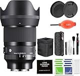 Sigma 50mm f/1.4 DG DN Art Lens for Sony E-Mount (Black) with Advanced Accessory and Travel Bundle | Extended 3 Years Sigma Warranty