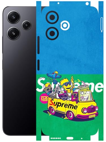 Image of AtOdds - Full Body Back Screen Guard Protector Film - Lamination Wrap Skin Sticker Compatible with Poco M6 PRO (5G) | Scratchproof Matte Finish (Simps)