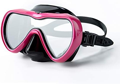 Diving Mask Swimming Goggles with Nose Cover Scuba Snorkel Mask Dry Top Snorkel Set Kids Youth Adult