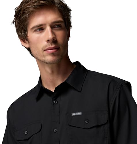 Columbia Men's Utilizer II Solid Short Sleeve Shirt, Black, XX-Large | Hike harder and stay fresher in the Columbia Utilizer II Solid Short-Sleeve Shirt - image 4