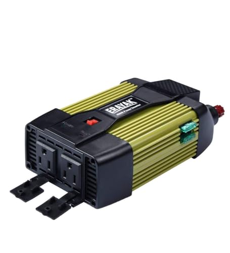 ERAYAK Power Inverter 400W DC 12V to 110V AC ETL Car Inverter with 2.1A USB Charging Ports, car Converter Peak Power 800W