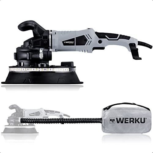 Werku WK403300, Lijadora Circular Paredes, Auto-Aspirante, Calidad Profesional, Potencia 1200 W,...