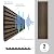 2 Pack – 94” x 12.6” 3D Acoustic Slat Wood Wall Panels | Soundproof Decorative Wall & Ceiling Panels | Modern Noise-Reducing Acoustic Paneling for Home, Office & Studio (Driftwood)