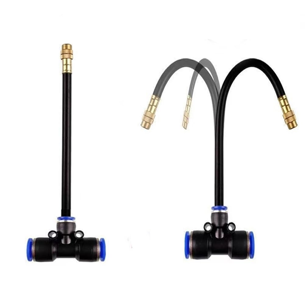 Système d'irrigation par buses en cuivre et pulvérisateurs rotatifs 360° pour pelouse