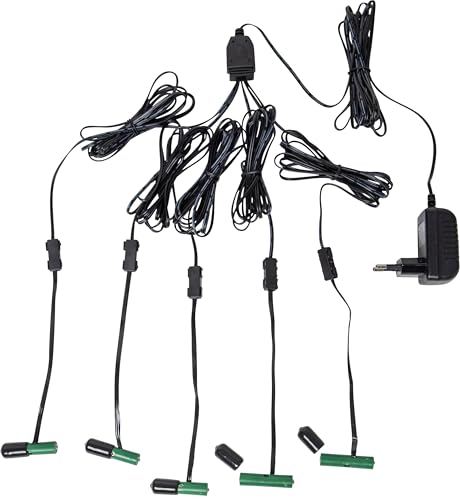 Operación de energía para artículos solares, reemplaza 5x AAA