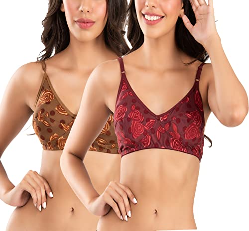 Image of StyFun Women's Non-Wired Bra (Pack of 3)