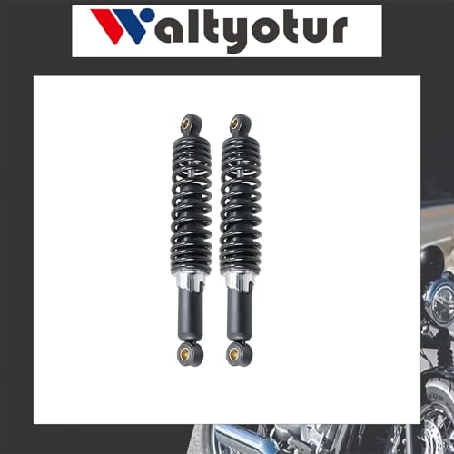 waltyotur Motorcycle 1 Pair Universal 320mm 12.5” Rear Shock Absorbers Replacement for Suzuki Yamaha Honda Kawasaki XL 883 1200 ATV Go Kart Quad Dirt Sport Bikes (Black) by waltyotur - Image 5