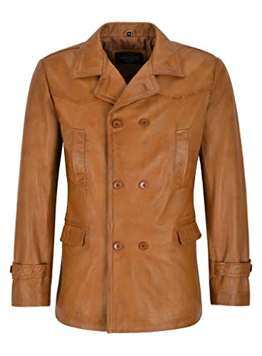 Smart Range Leather Chaqueta de cuero real para