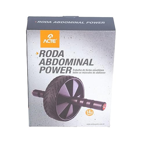 Acte, Roda Abdominal Power T146 - Preto