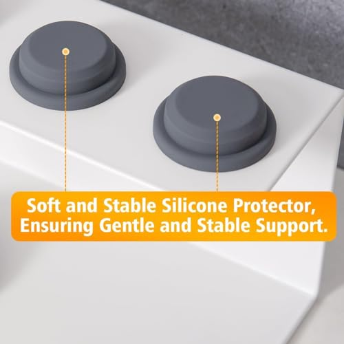 Image of Accessories Holder compatible with Dyson Airwrap Styler - Stylish Organizer Rack Stand, Space-Saving Design - Wall Mount /Countertop - Carbon Steel, Easy Installation (7 Slots, White)