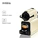 Nespresso De'Longhi EN 80.CW Inissia Kapselmaschine, Hochdruckpumpe und Energiesparfunktion, Automatische Power Off 9 Minuten, Tassenfüllmenge für Espresso und Lungo, 0.7 l Wassertank, Vanilla Cream