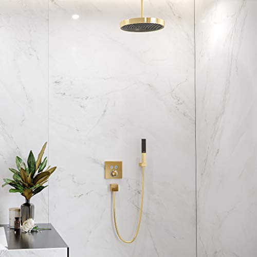 hansgrohe Unterputz Theromstat Shower Select, für 2 Funktionen, Polished Gold Optic