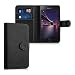 Produktbild kwmobile Wallet Case Hülle kompatibel mit Samsung Galaxy S2 / S2 Plus - Cover Flip Tasche mit Kartenfach in Schwarz