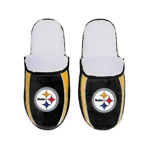 Image of FOCO NFL Mens Football Team Logo Moccasin Slippers Shoes
