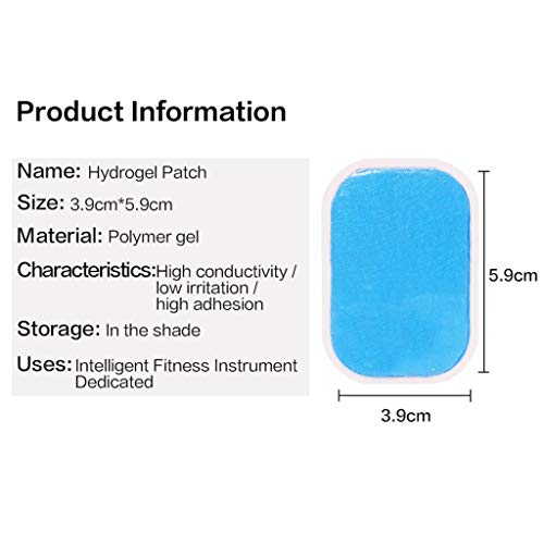 homozy 100Pcs ABS Substituição Hip Trainer Gel