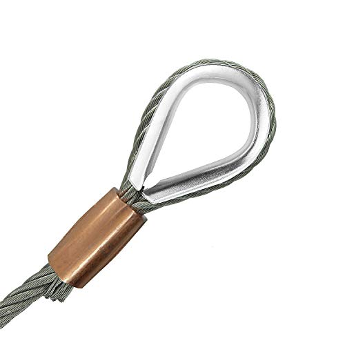5 Pcs 5/8 Inch Wire Rope Thimble M12 Cable Thimbles 304 Stainless Steel Thimble Rigging for 5/8 Inch