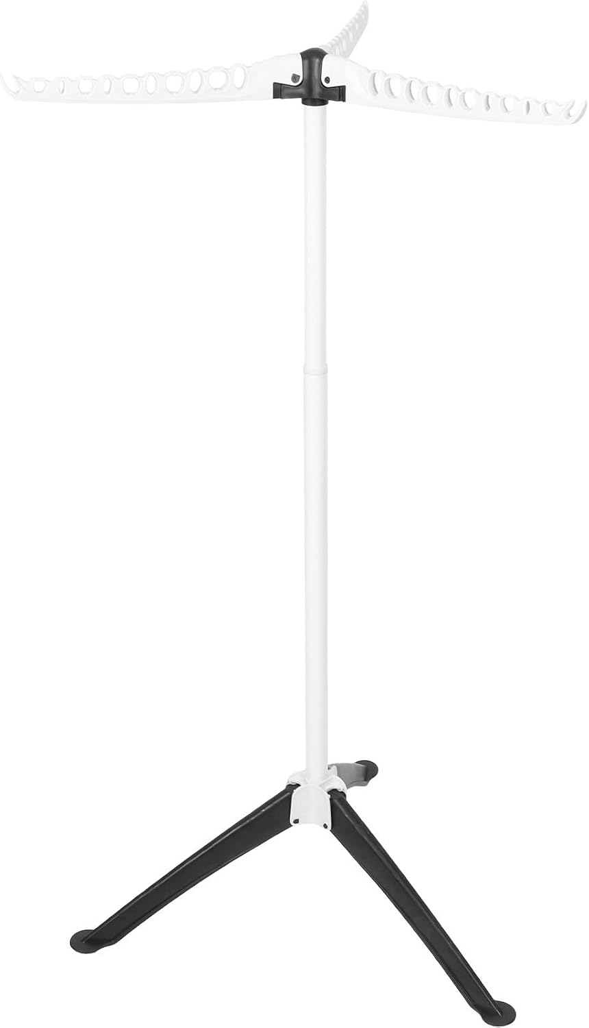 Clothes Drying Rack Tripod Foldable Stainless Steel for Balcony